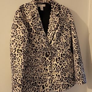 CHICO'S WOMEN JACKET  size 1 animal print